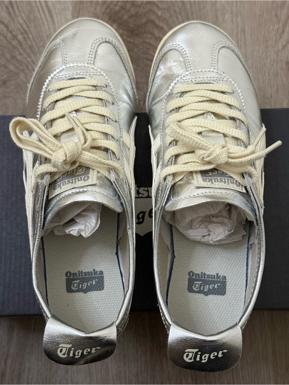 Onitsuka Mexico 66 Silver/Off White - Picture 3 of 8